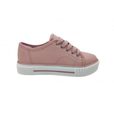 Imagem de Tênis Rosa Infantil de Menina Molekinha Casual 2565.105, Rosa, 27