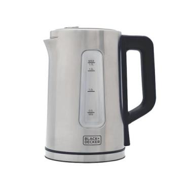Imagem de Chaleira elétrica black decker kepg-br programável capacidade 1,7l com