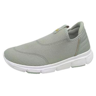 Imagem de Tênis Feminino Casual Flatform Malha Total Care Comfortflex, Alecrim, 
