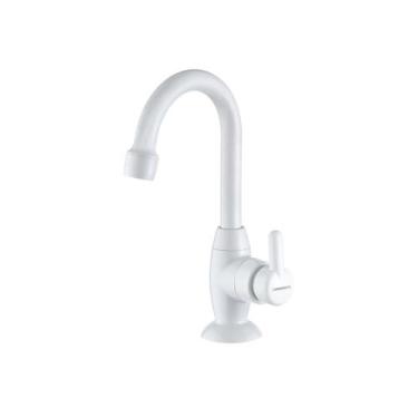 Imagem de Torneira PVC Lavatório Mesa Bancada 1195 F31 - Lorenzetti Branco, Bran