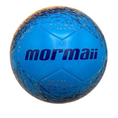 Imagem de Bola De Futebol Mormaii Spin Training Laranja e Azul FC5-225-ORFL