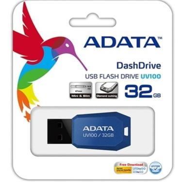 Imagem de Pen Drive UV100 32GB 2.0 Azul 11620020 Adata