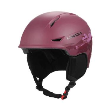 Imagem de Capacete De Esqui Profissional Lixada Com Protetores De Orelha Destacá