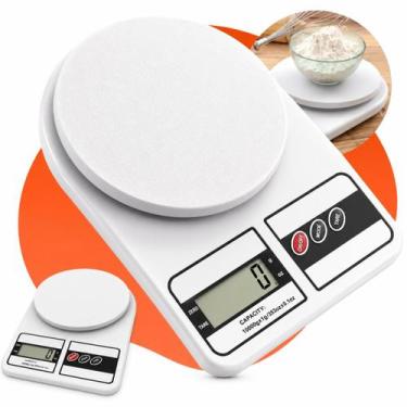 Imagem de Balança Digital Alta Precisão até 10kg Cozinha Dieta Alimentos Super P