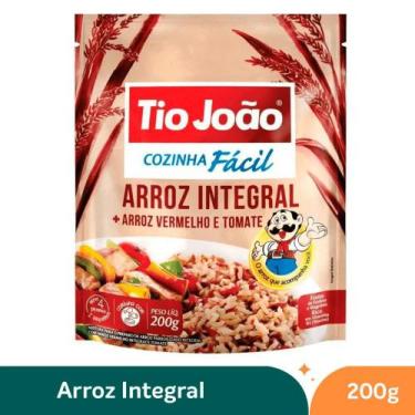 Imagem de Arroz Integral + Arroz Vermelho e Tomate Tio João 200g