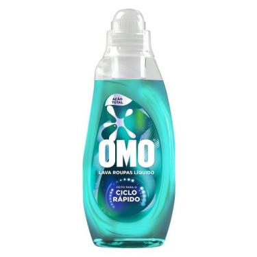 Imagem de Lava Roupas Líquido Ciclo Rápido OMO Ação Total 750ml