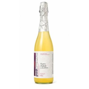 Imagem de Espumante de Kombucha de Uva Branca 750ML - Pod - Pod Kombucha