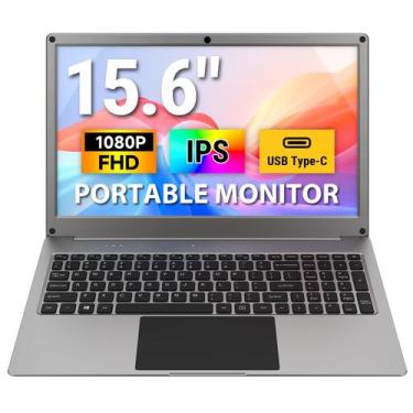 Imagem de Monitor portátil ELECROW 15,6" FHD IPS com teclado e bateria