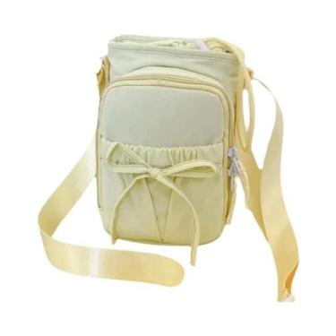 Imagem de Bolsa Transversal Leve Feminina Para Celular, Suporte Para Garrafa De 