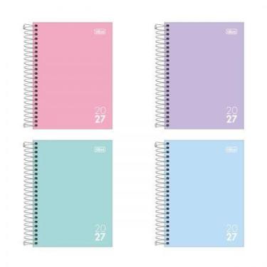Imagem de Agenda espiral diária Zip Cores 2027 - Tilibra