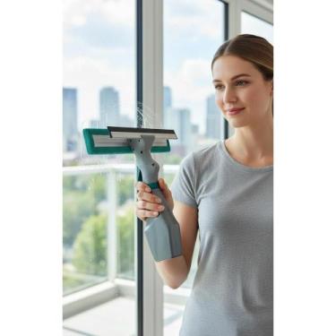 Imagem de Limpa Vidros Spray Com Reservatório 230ml Verde - Congratulations Stor
