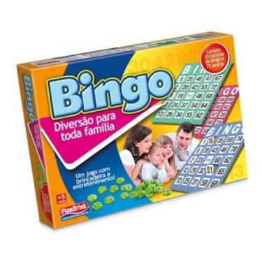 Imagem de Jogo De Bingo Com Cartelas E Pedras - Brinquedo Infantil