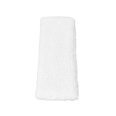 Imagem de Faixa de cabeça fitness, faixa de cabeça atlética confortável de poliéster algodão para basquete para exercícios (branca)