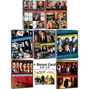 Imagem de Without a Trace: Complete TV Series Seasons 1-7 DVD Collection + Bonus Card