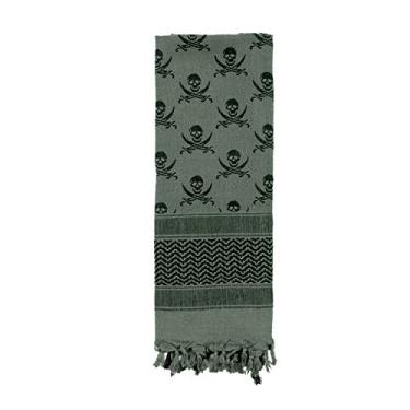 Imagem de Rothco Skulls Shemagh Cachecol tático Deserto, Folhagem/Preto