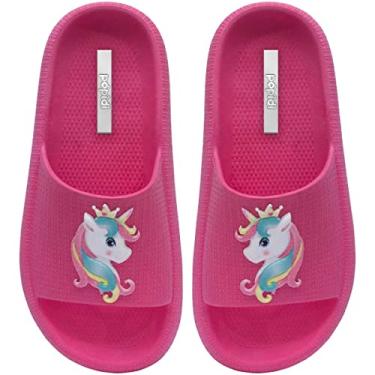 Imagem de Chinelo Unicórnio Infantil Menina Sandália Moda Nuvem 12.53 (Rosa Pink, BR, Criança de 4 a 8 anos, Numérico, 32)