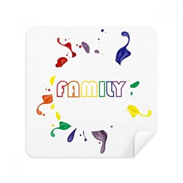 Imagem de LGBT Pano de limpeza de tela com bandeira do arco-íris Tecido de camurça Pacote com 2