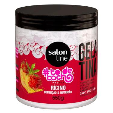 Imagem de Gelatina Salon Line To De Cachos Óleo De Rícino 550g