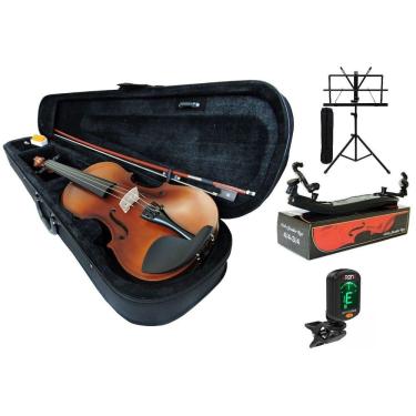 Imagem de Kit Completo Violino Orquezz 1/8 Infantil