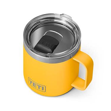 Imagem de YETI Copo de aço inoxidável Rambler com isolamento a vácuo, com tampa MagSlider, 400 ml, amarelo alpino