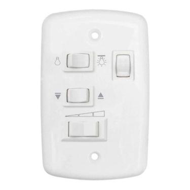 Imagem de Controle Ventilador De Teto 4x2 C/ Capacitor 127v 2 Interrup