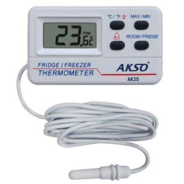 Imagem de Termômetro P/ Freezer Geladeira Balcão Frigorífico C/ Alarme - Akso