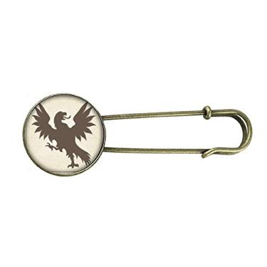 Imagem de Broche de metal retrô europeu Animals National Emblem Abutre