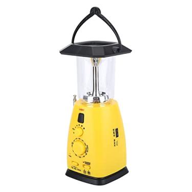 Imagem de r¨¢dio FM de emerg¨ºncia com manivela de emerg¨ºncia,R¨¢dio FM de energia solar, carregador de telefones de emerg¨ºncia com lanterna LED, engrenagens de sobreviv¨ºncia port¨¢teis com carregador de tele