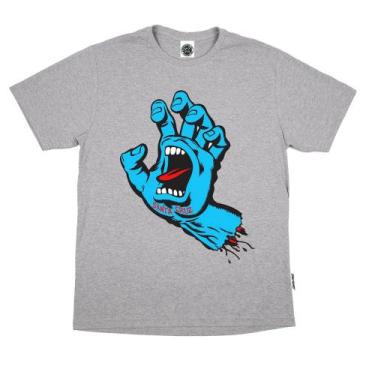 Imagem de Camiseta Santa Cruz Screaming Hand Front Cinza