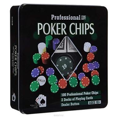 Imagem de Onyx Imp Exp Poker Chips Profissional 100 Fichas Numerada 11,5 gramas - 2 Deck - Dealer