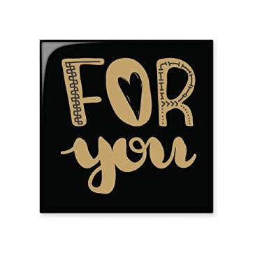 Imagem de For You Gold Citação de azulejo de cerâmica brilhante para banheiro, cozinha, parede