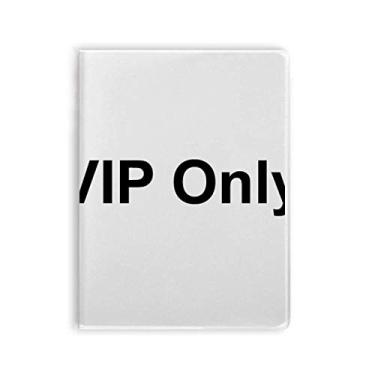 Imagem de Diário Vip Only Black Symbol Pattern Notebook Gum Cover Diary Soft Cover