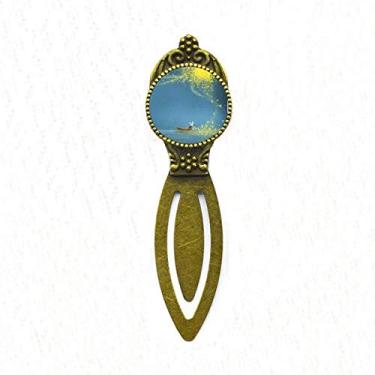 Imagem de Marcador de página retrô com luz noturna silenciosa para barcos, fadas e fadas