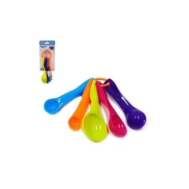 Imagem de Kit Jogo Colheres Medidoras 5 Peças Medida Cozinha 5 Peças