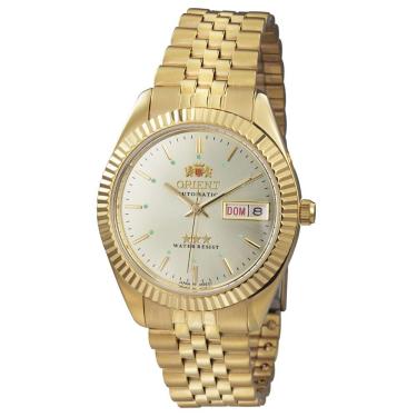 Imagem de Relógio ORIENT masculino Automático dourado 469EC7F C1KX