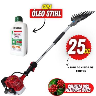 Imagem de Derriçadeira Profissional de Café Kawashima Kwd2600t2 2 Tempos á Gasolina 25,4cc Com Ga...
