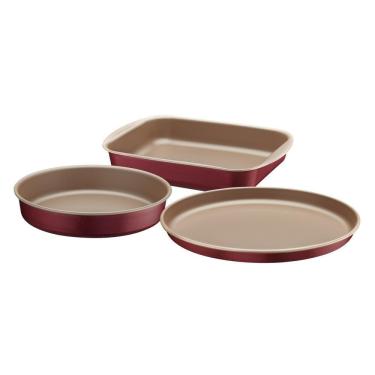 Imagem de Conjunto Assadeiras Tramontina Antiaderente 3 Peças Brasil