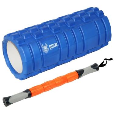 Imagem de Kit Rolo de Massagem Liberação Miofascial e Bastão Odin Fit-Unissex