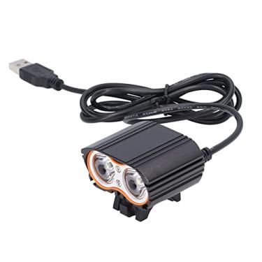 Imagem de Farol de Bicicleta Led Luz Brilhante Mountain Bike T6 Grânulos de Lâmpada Usb Farol Luz de Bicicleta Ao Ar Livre Noite Equitação Usb Interface Com Liga de Alumínio Bicicleta Luz para Ciclismo Luz