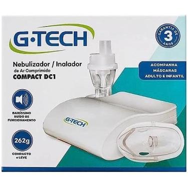 Imagem de Inalador Nebulizador G-tech Compact Dc1 Branco