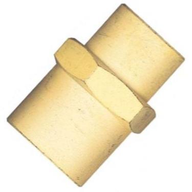 Imagem de Luva de Redução Lubefer 3/8 x 1/4 Rosca Fêmea Aço