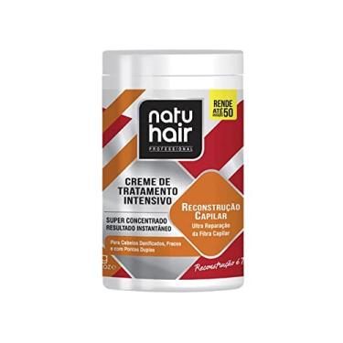 Imagem de Creme de Tratamento Intensivo Natuhair Reconstrução Capilar 1Kg, Branca, Médio