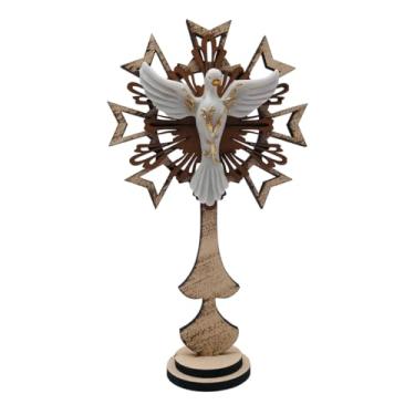 Imagem de Pedestal Adorno Divino Espírito Santo de Mesa Grande 23 cm