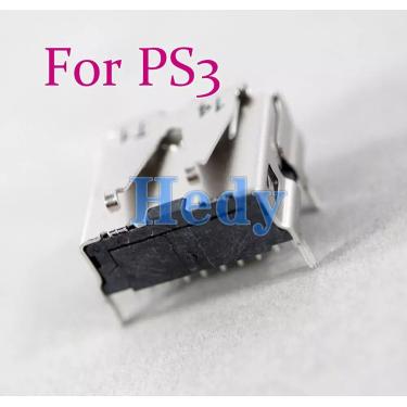 Imagem de 1pc original novo para playstation 3 hdmi-conector de interface de soquete compatível para ps3 fino