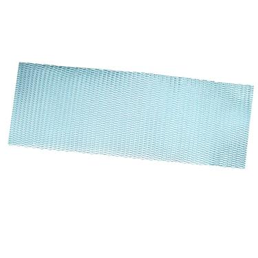 Imagem de Guarnição Grade Central Dianteira do Carro, Grade Central Dianteira do Carro, Grade Rômbica, Estrutura Estável, Alumínio, Ajuste Universal para Carros (Azul)