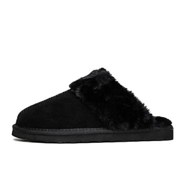 Imagem de Pantufas femininas Chesney Scuff Minnetonka, Preto, 6