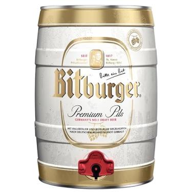 Imagem de Cerveja BITBURGER Premium Pils | Barril contendo 5 Litros | Sabor lupulado marcante | Produzida de acordo com a lei de pureza alemã