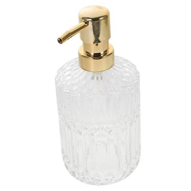 Imagem de UTHCLO garrafa de vidro frasco de loção de subembalagem dispensador de bomba de loção mason jar sabonete dispensador de enxaguatório bucal frascos de shampoo e condicionador doméstico