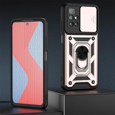 Imagem de Capa à prova de choque para Redmi 10 Note 11 Pro Plus 10T 10S Capa de suporte de telefone para Xiaomi POCO X5 Pro 5G 12T M3 M4 Pro F3 X3, ouro rosa, para Xiaomi POCO M4 Pro