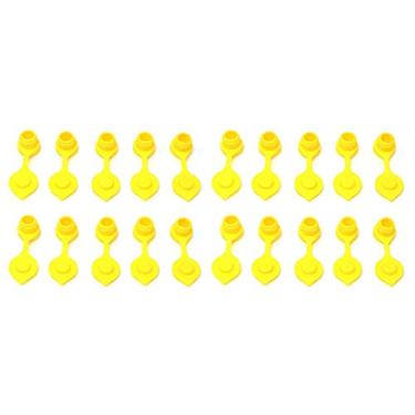 Imagem de Ventilação amarela para latas de gás - Escolha um pacote com tampa de ventilação de lata de gás de combustível amarela Chilton Briggs Rotopax Gott Anchor Preço múltiplo (20)